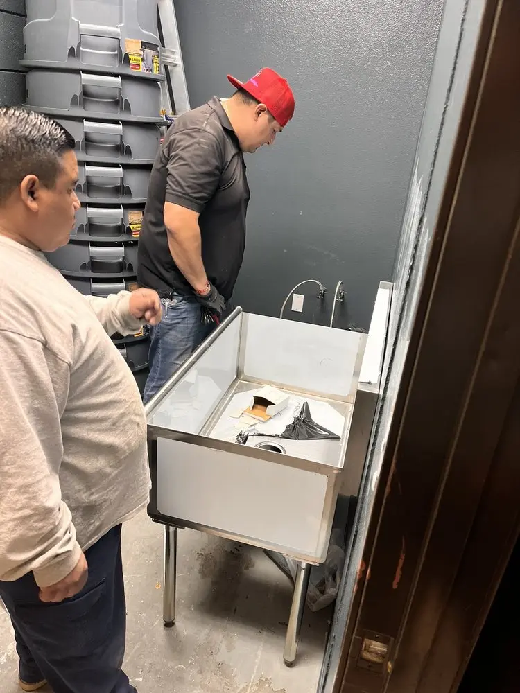 Commercial plumbing and sink installation in Downtown New Braunfels